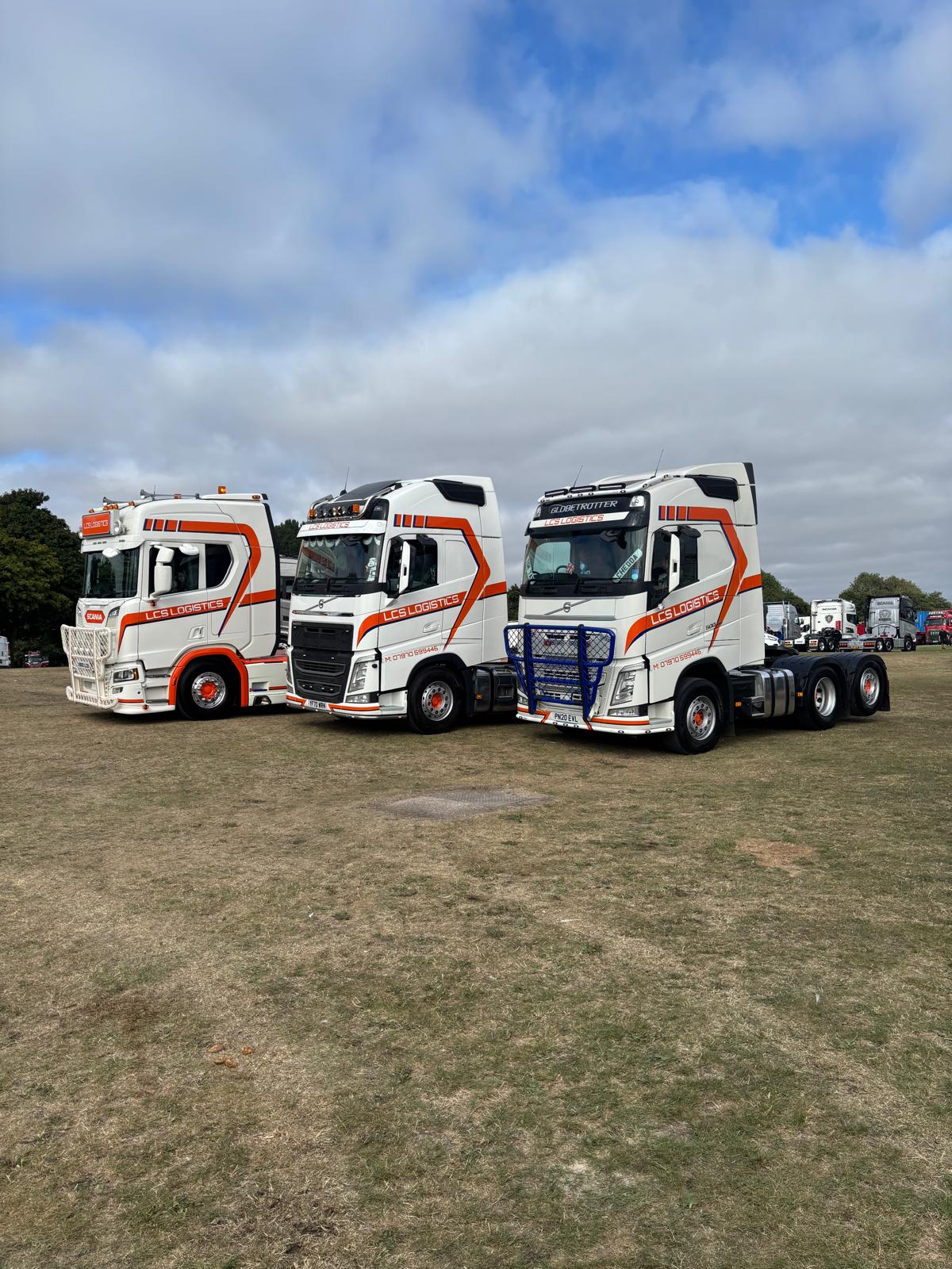 Transport wagons on site